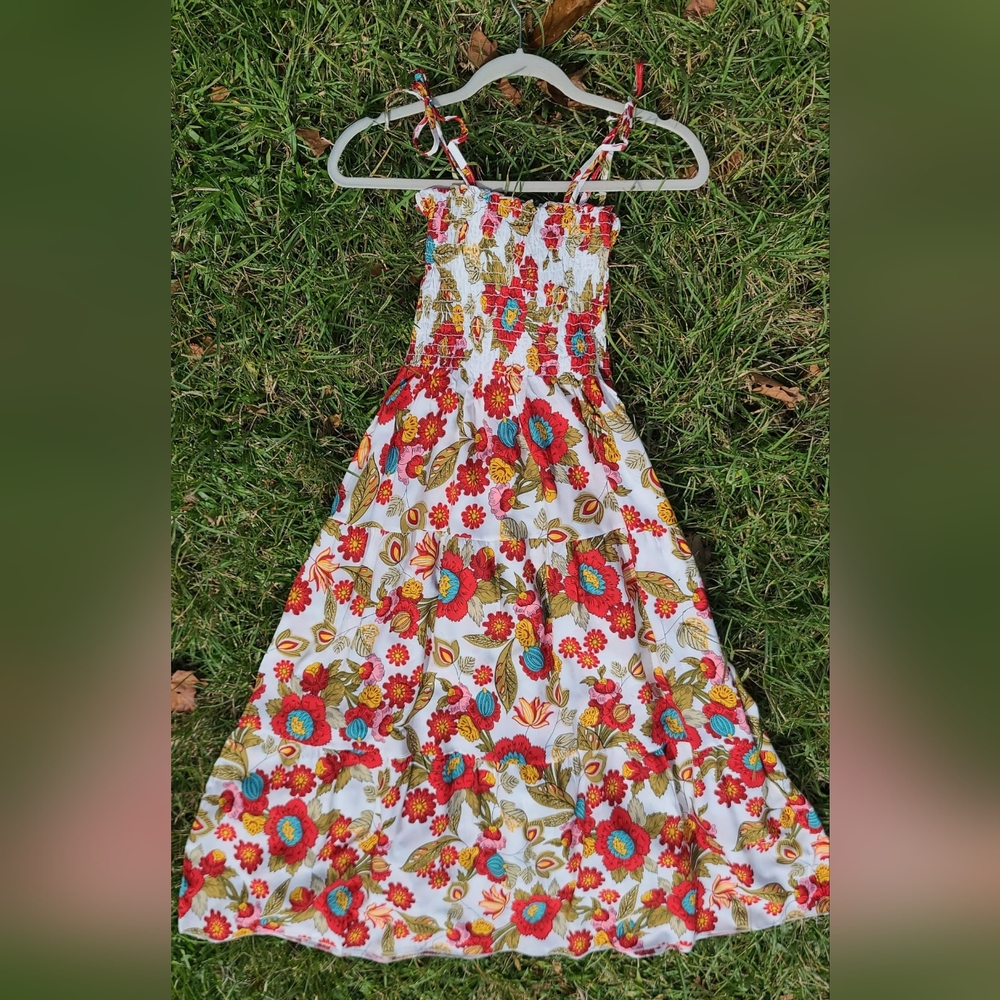Floral dress for women, one size